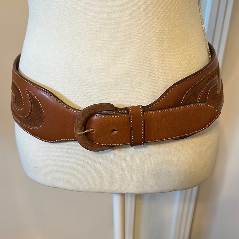 Brown Leather Belt